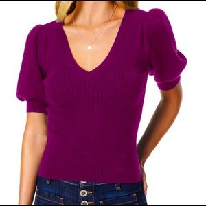 Ramy Brook short sleeve sweater